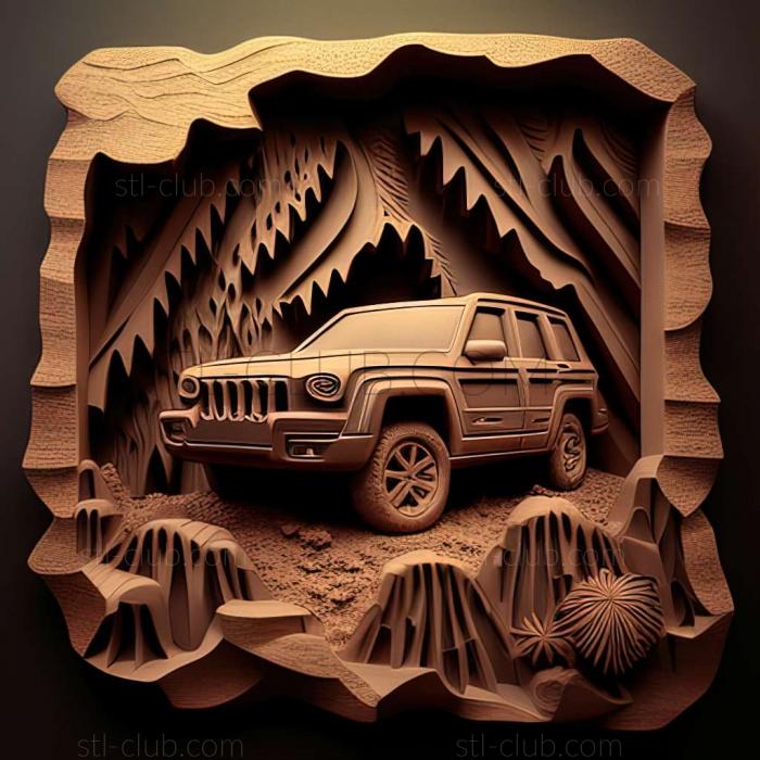 3D модель Jeep Cherokee KL (STL)